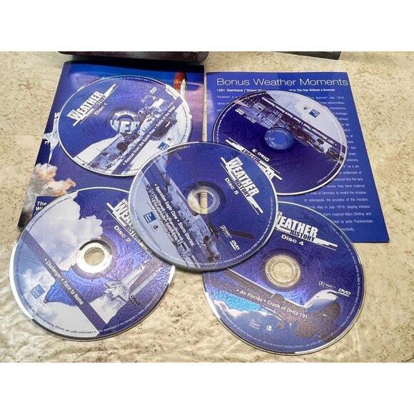 The Weather Channel When Weather Changed History 5 DVD Box Set Tin Box 2009 - Picture 3 of 10